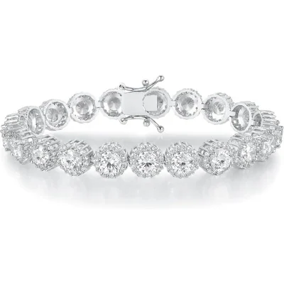 5mm Halo Tennis Bracelet by Gemsme