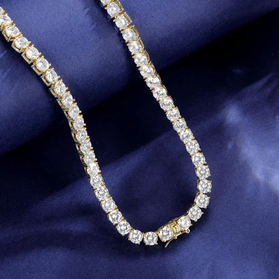 5mm Four-Prong Tennis Necklace by Gemsme