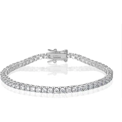 2.5mm Thin Tennis Bracelet by Gemsme