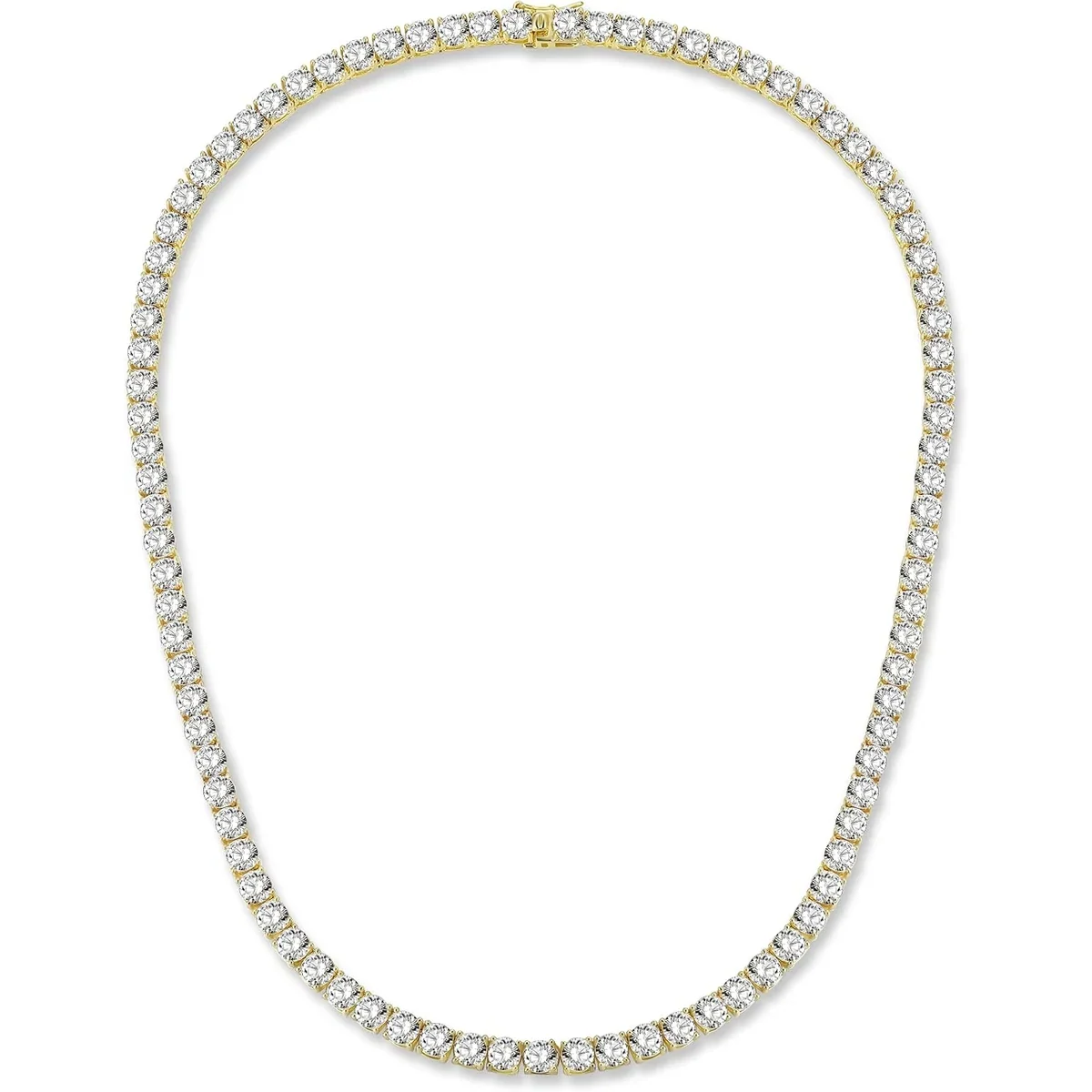 5mm Four-Prong Tennis Necklace by Gemsme