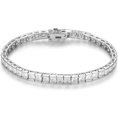 4x4mm Square Tennis Bracelet by Gemsme