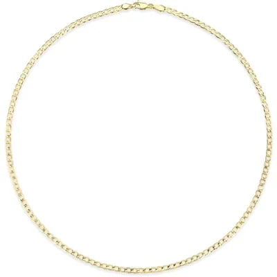 3mm Diamond-Cut Curb Chain by Gemsme