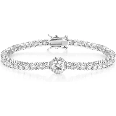 3mm Everyday Tennis Bracelet by Gemsme, White