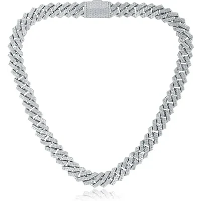 Iced Cuban Link Necklace by Gemsme