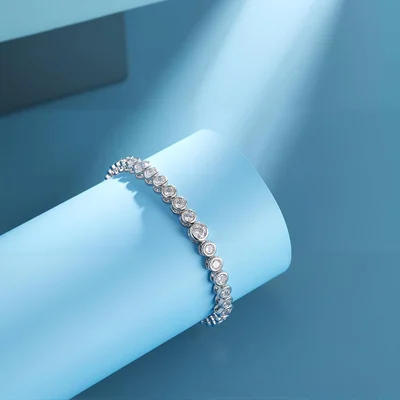 17cm Classic Tennis Bracelet by Gemsme