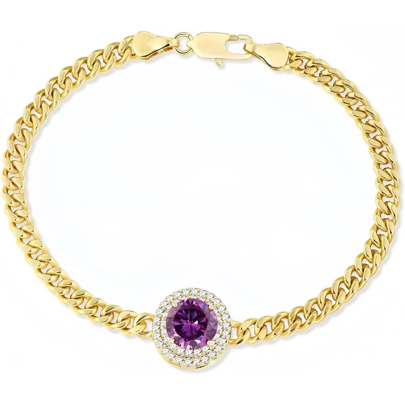 8mm Plain Cuban Bracelet by Gemsme