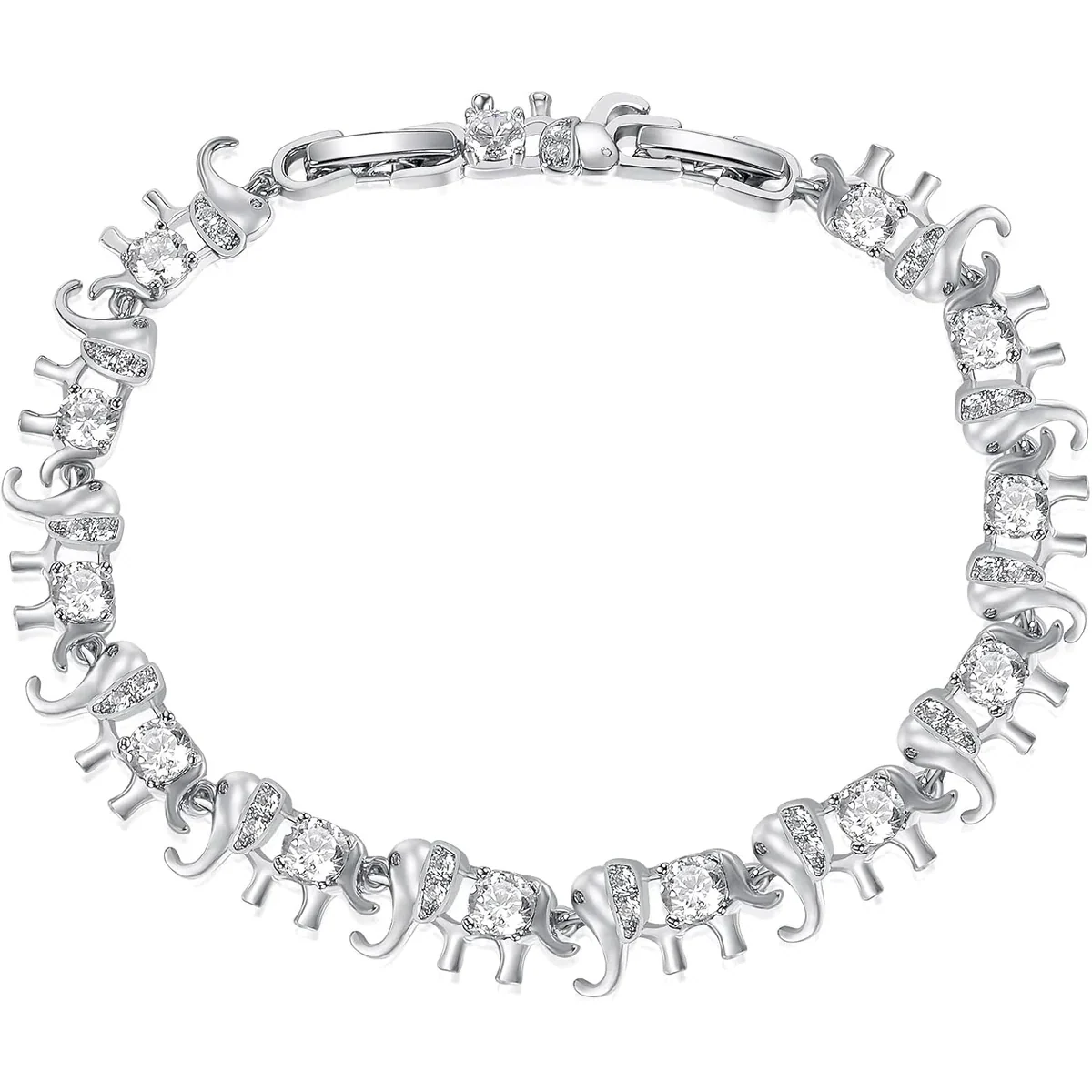 Elephant Link Bracelet by Gemsme
