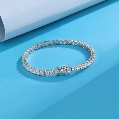 4mm Classic Tennis Bracelet by Gemsme