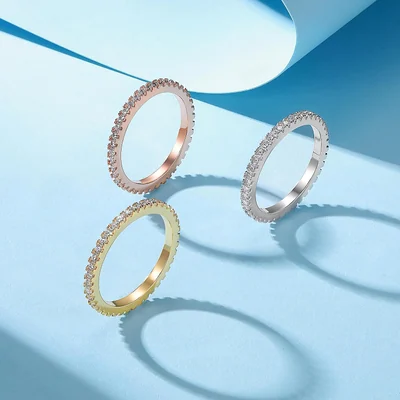 Three-Tone Stacking Rings by Gemsme